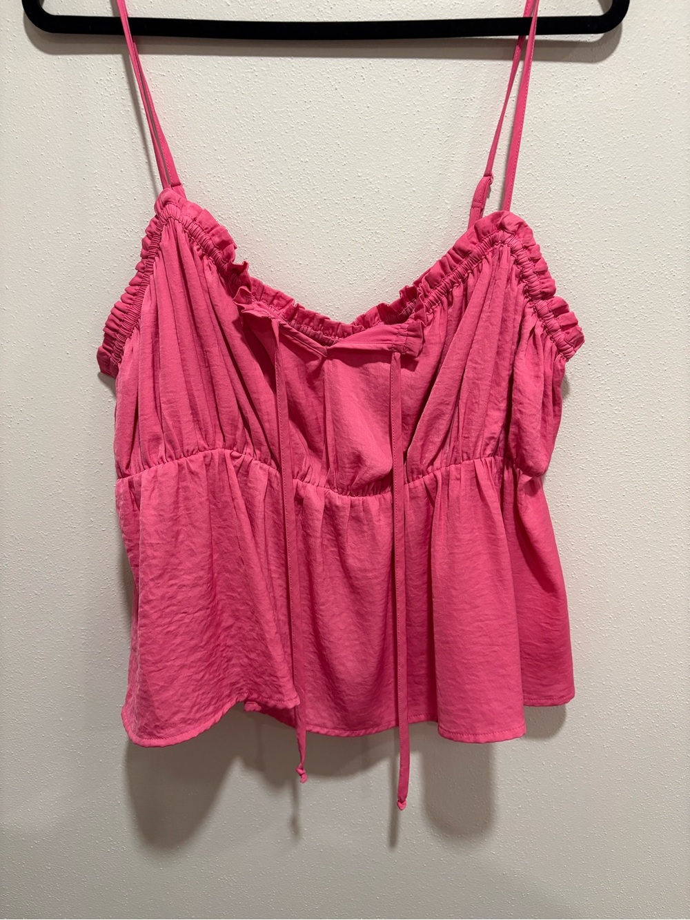 AEO XL silky cropped tank